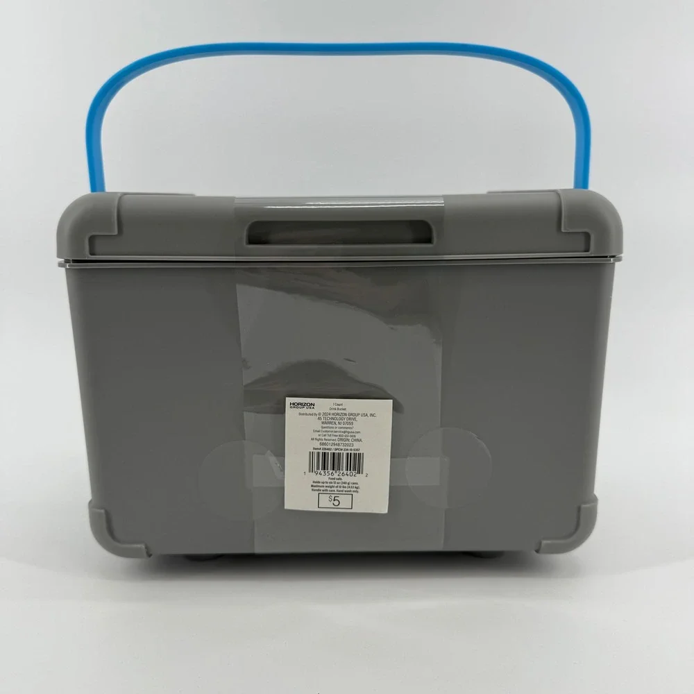 Target Bullseye Playground Boombox Drink Bucket Cooler Retro 80s‎ Grey NEW